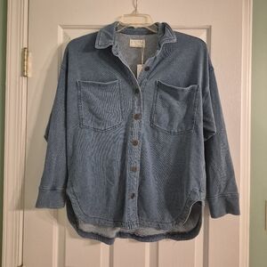 Z Supply All Day Knit Denim Jacket